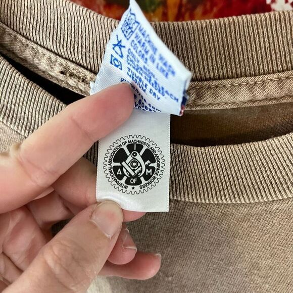 Vintage Buffalo Embossed International Association of Machinists and Aerospace W - Picture 4 of 5